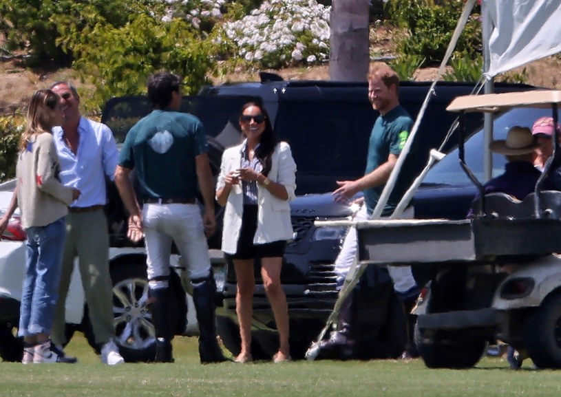 Prince Harry and Meghan Markle at the latest polo tournament in California / Forum Agency
