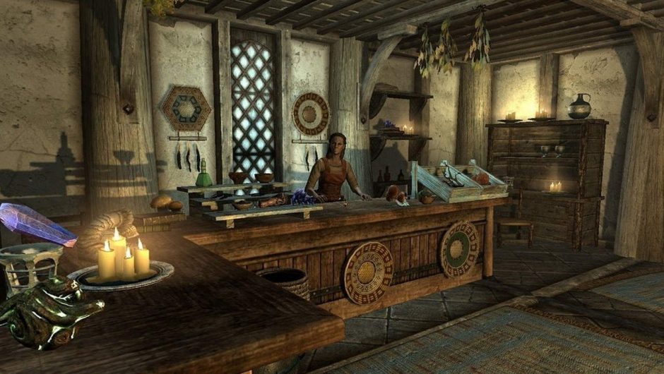After 700 hours in Skyrim, he collected everything he could