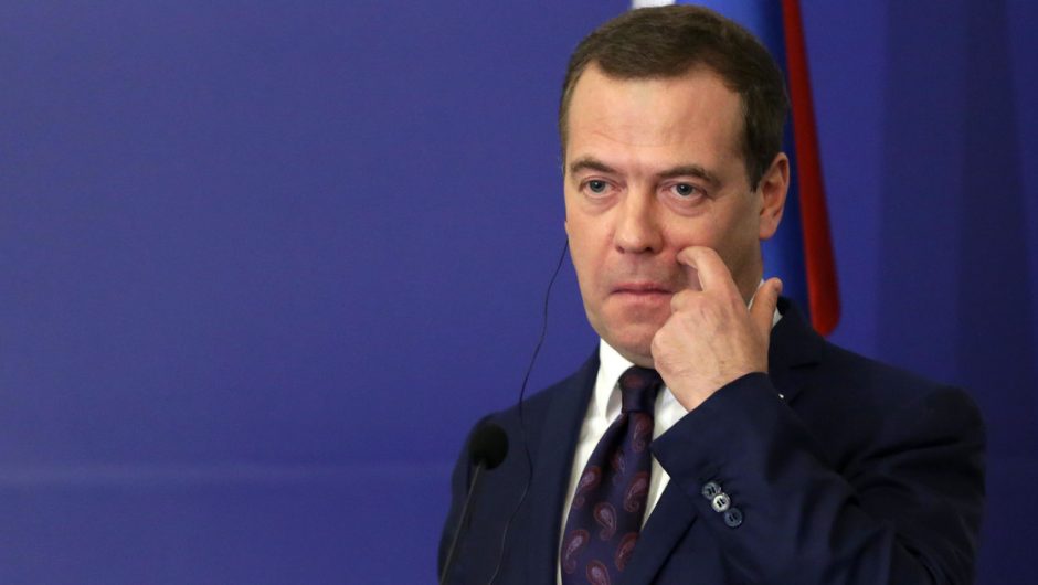 Dmitry Medvedev on sanctions against Russia.  He has bleak visions of the West