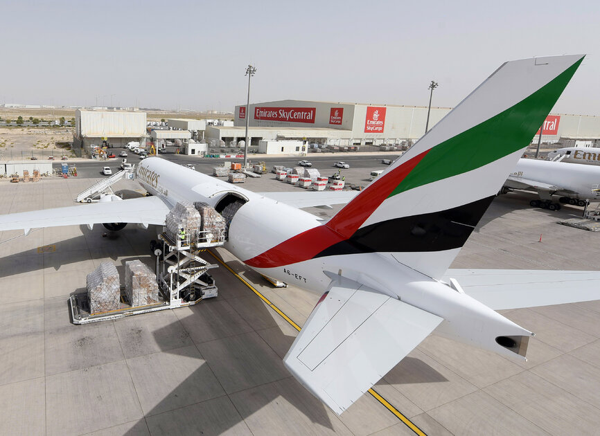 Emirates SkyCargo increases its capacity by delivering a new cargo plane