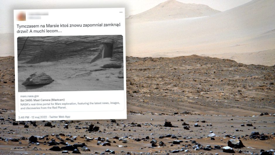 Entering an underground tunnel on Mars?  NASA explains that netizens are speculating