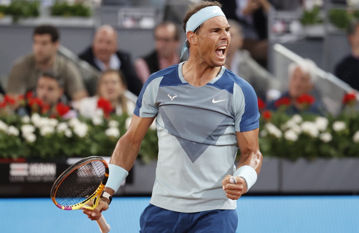 Rafael Nadal is back in the competition.  A difficult journey for Alexander Zverev
