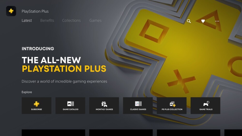 The new PS Plus has started.  See the full view of tabs, games and services