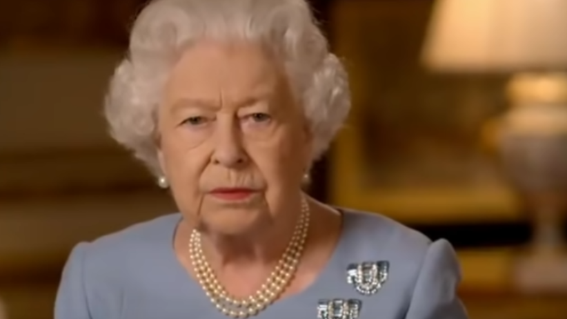 Queen Elizabeth II's plane was unable to land.  There is a statement