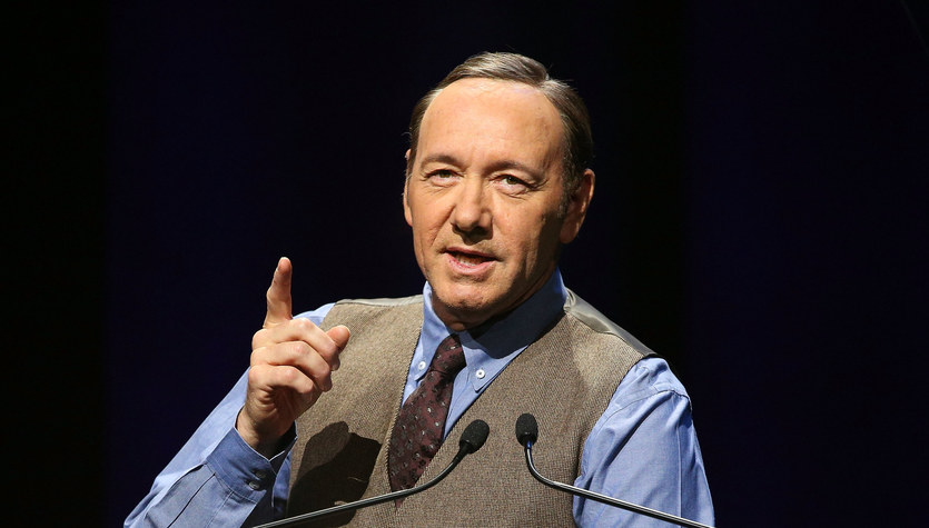 Kevin Spacey in the documentary.  Big fame and even bigger fall