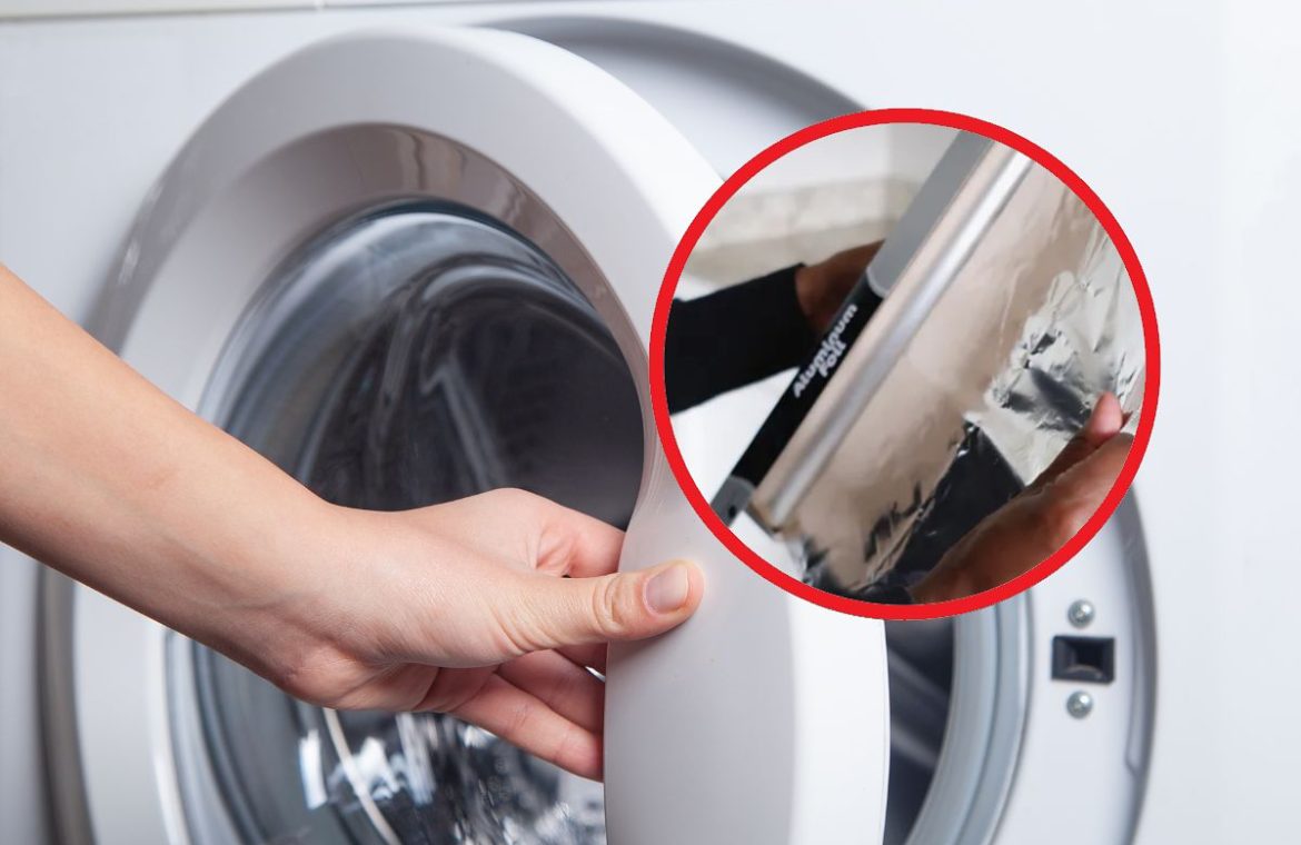 Make three balls of tin foil and put them in the washing machine.  The effect knocks - O2