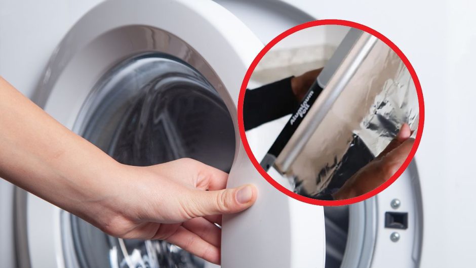 Make three balls of tin foil and put them in the washing machine.  The effect knocks – O2