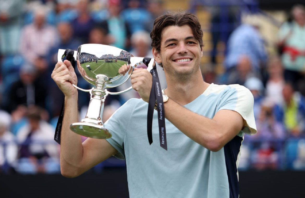 Taylor Fritz regained his title in Eastbourne.  It was unbreakable