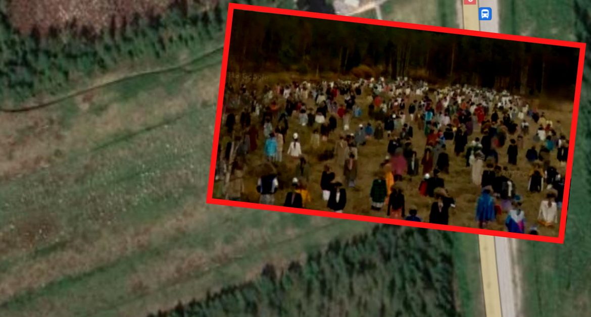 The most terrifying discovery.  An internet user found this place on Google Maps