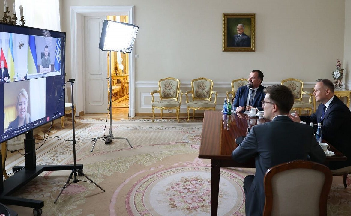 cooperation in the region.  A conversation between the leaders of Poland, Ukraine and Slovakia