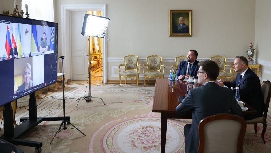 cooperation in the region.  A conversation between the leaders of Poland, Ukraine and Slovakia