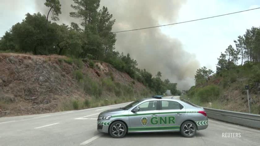 Fire in central Portugal