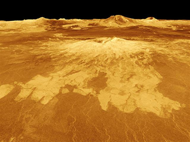 由 火山 構成 的 金星 （ （NASA/JPL）
