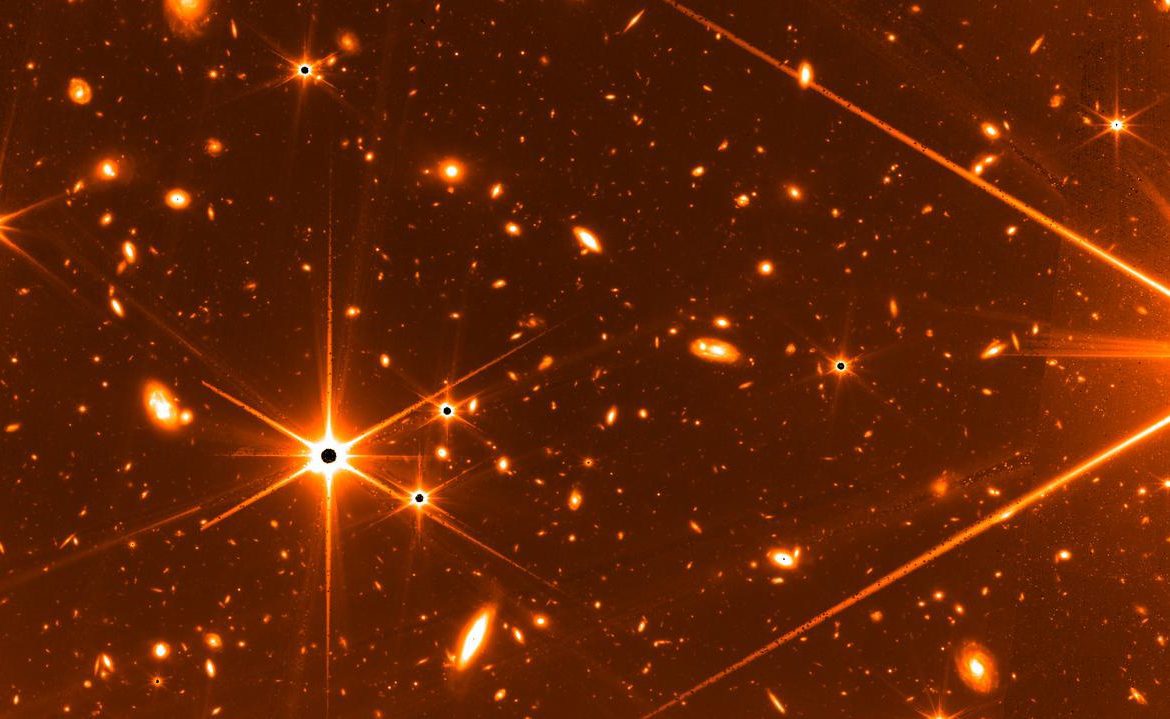 James Webb Telescope.  NASA released a test image