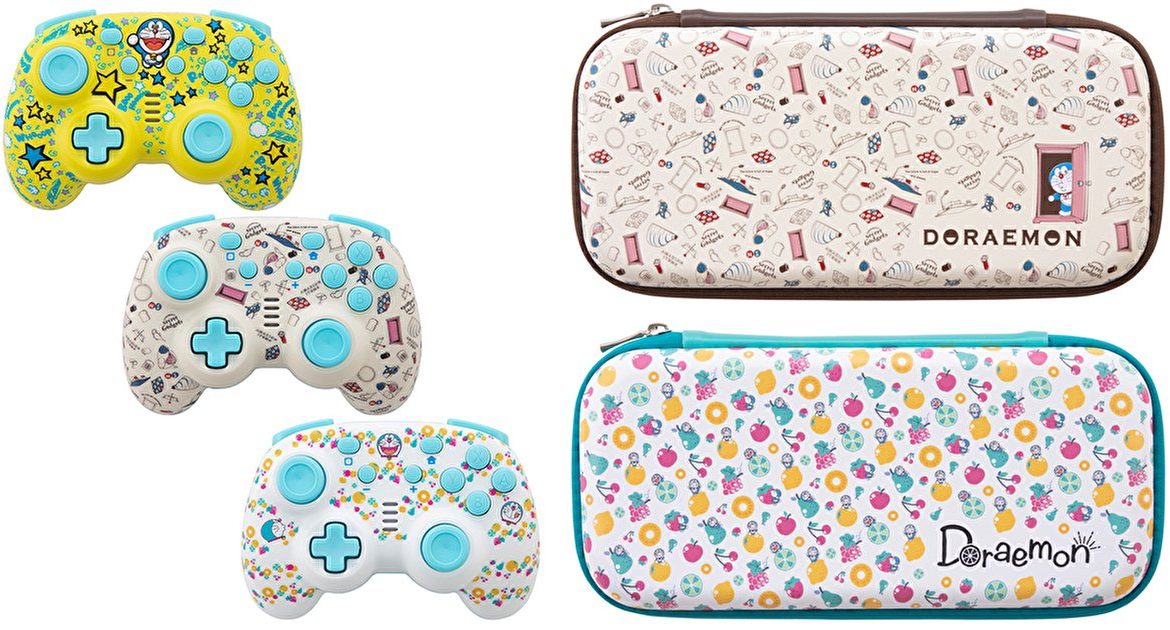 A Doraemon themed console and case for Nintendo Switch will be released on August 3, 2022!