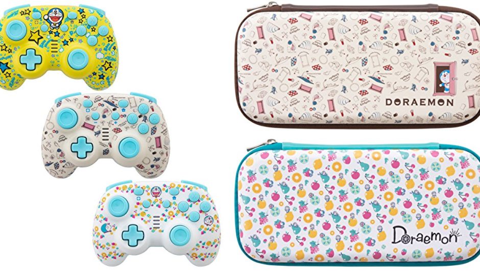 A Doraemon themed console and case for Nintendo Switch will be released on August 3, 2022!