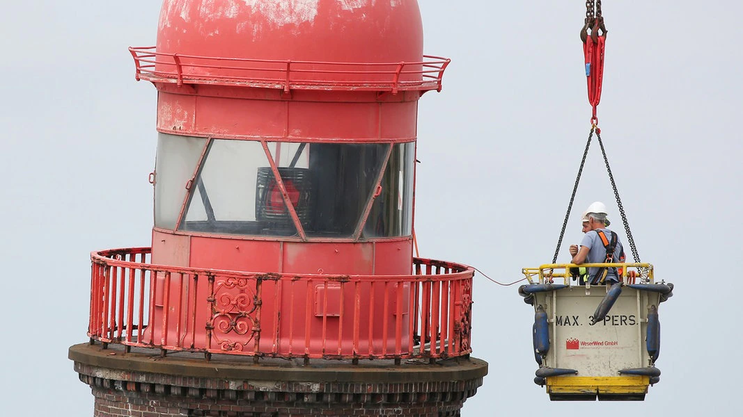 The Tower of Pisa in Bremerhaven: Preparing the Rescue of the Dome |  NDR.de - News - Lower Saxony