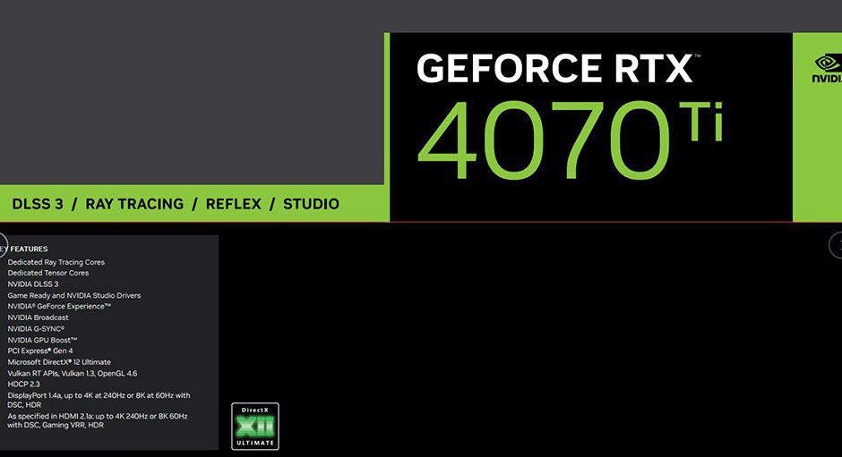 爆料 指出 NVIDIA RTX 4070 Ti 將於 1/5 推出，沒 意外 應該 就是 之前 RTX 4080 12GB