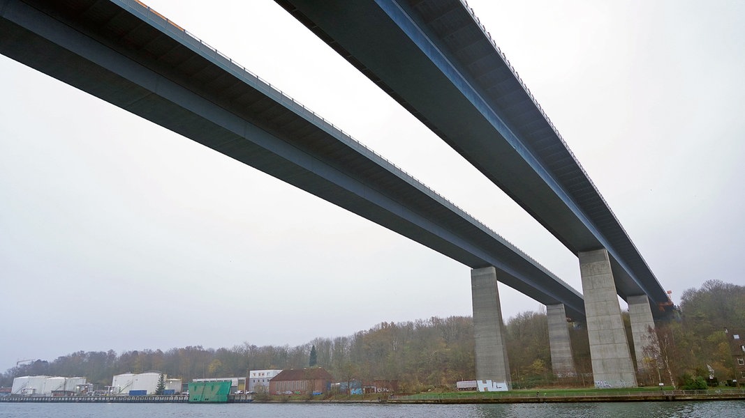 Damage detected: Holtenauer Hochbrücke and NOK closed again |  NDR.de - News